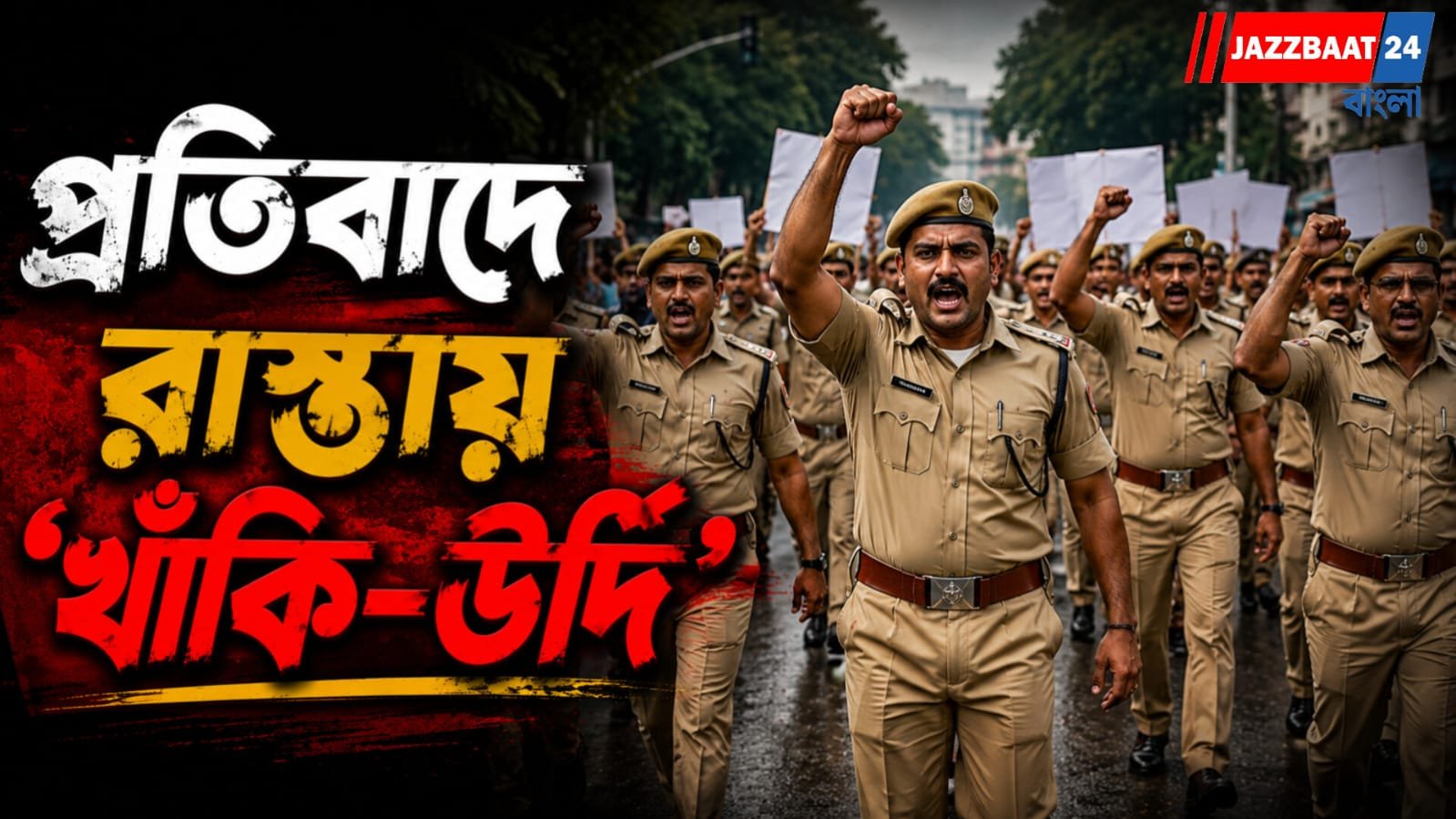 পুলিশের ওপর হামলা! অবস্থান বিক্ষোভের ডাক পুলিশকর্মীদের