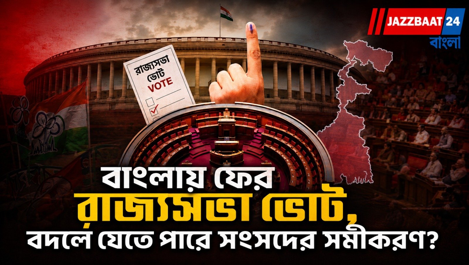 বাংলায় ফের রাজ্যসভা ভোট, বদলে যেতে পারে সংসদের সমীকরণ?