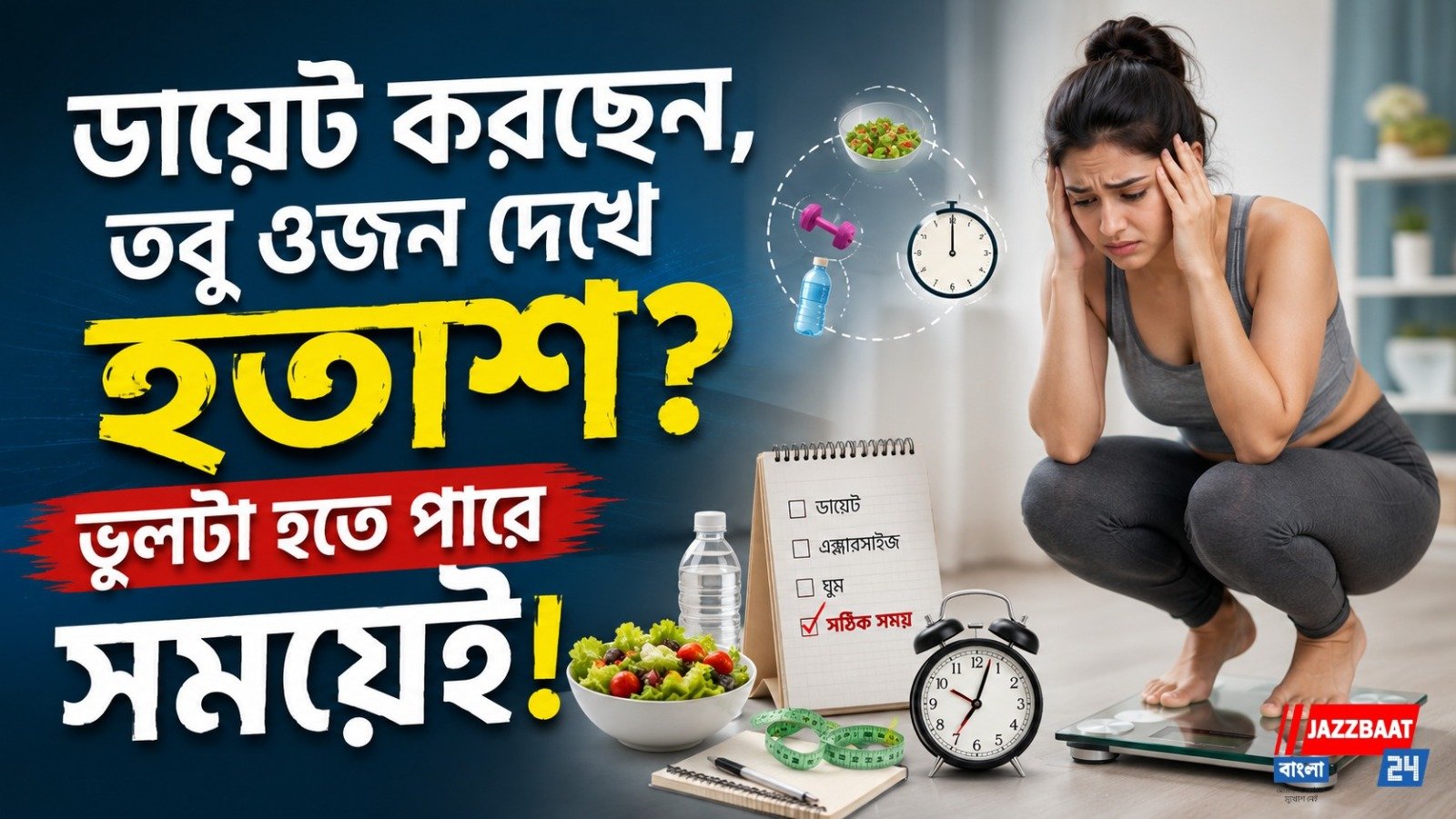 ডায়েট করছেন, তবু ওজন দেখে হতাশ? ভুলটা হতে পারে সময়েই!