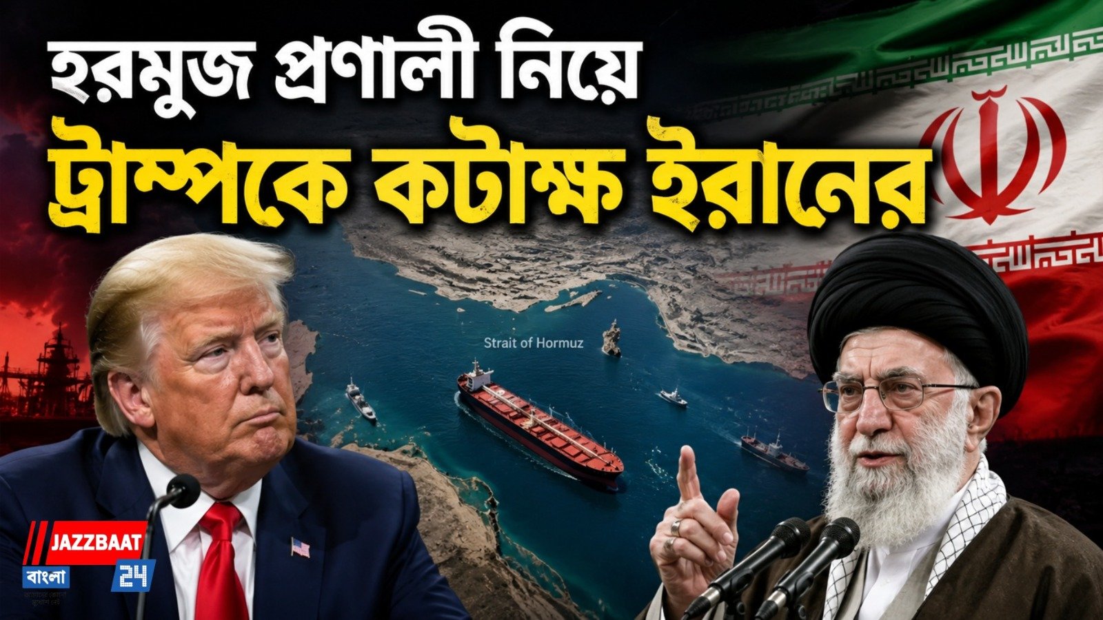 হরমুজে ট্রাম্পের নতুন চাল, এক বাক্যেই জবাব দিল ইরান!