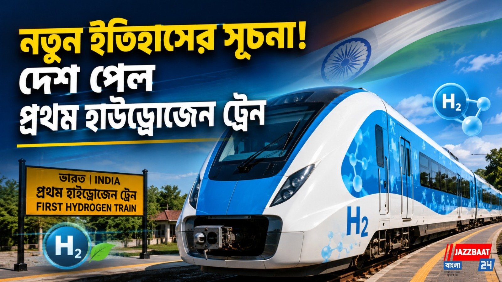 ভারতীয় রেলের মুকুটে নয়া পালক, চালু হল দেশের প্রথম হাইড্রোজেন ট্রেন