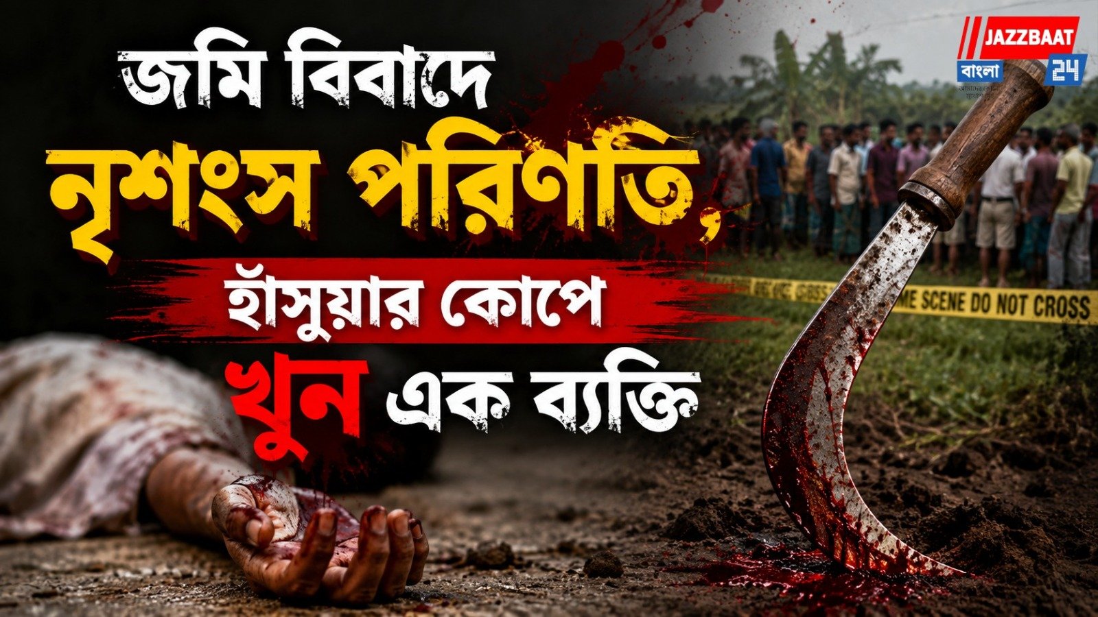জমি বিবাদকে কেন্দ্র করে রক্তাক্ত মুর্শিদাবাদ, সাইকেল থেকে নামিয়ে খুন