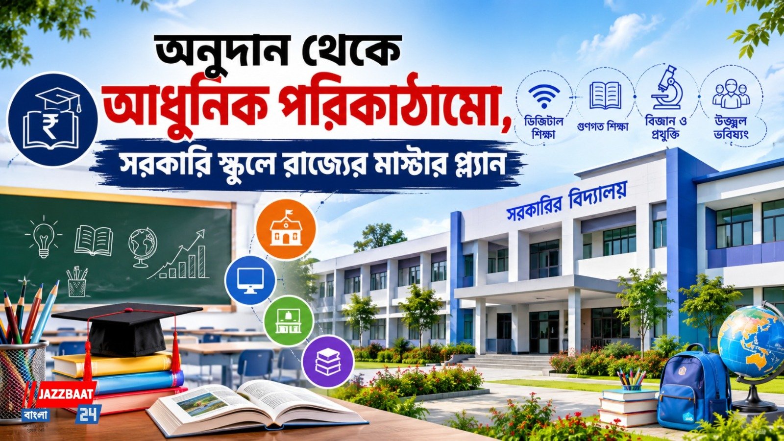 অনুদান থেকে আধুনিক পরিকাঠামো, সরকারি স্কুলে রাজ্যের মাস্টার প্ল্যান