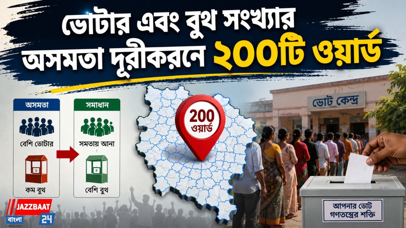 কলকাতা পুরসভায় ওয়ার্ড বিন্যাসে 'পরিবর্তন', বাড়ছে ওয়ার্ড সংখ্যা