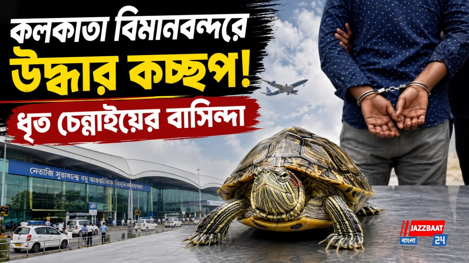 কলকাতা বিমানবন্দরে উদ্ধার কচ্ছপ! ধৃত চেন্নাইয়ের বাসিন্দা