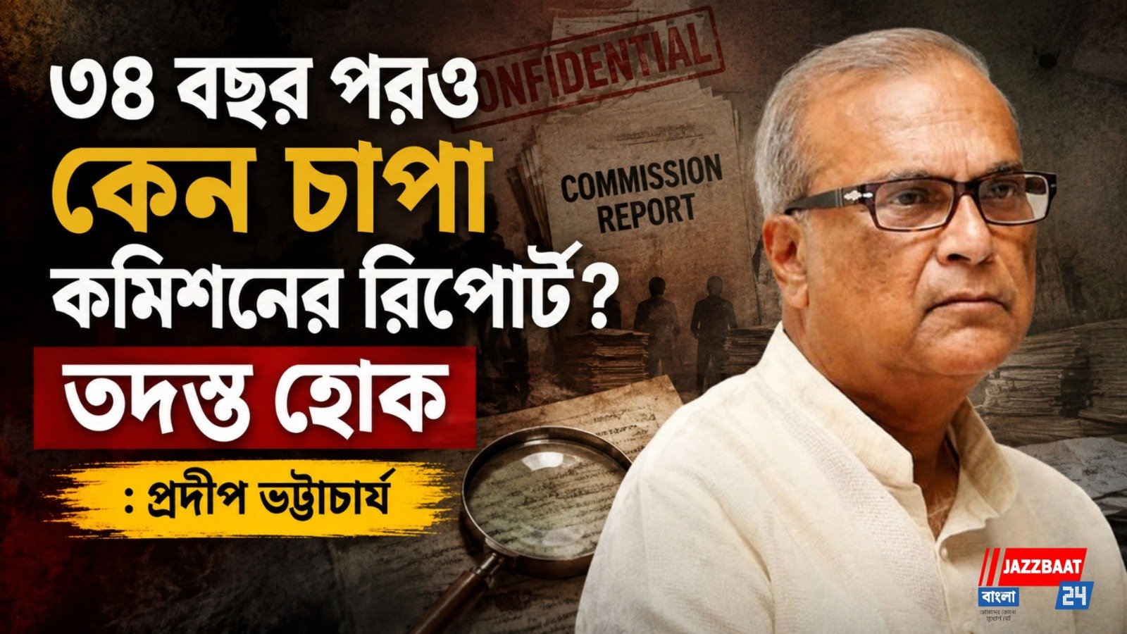 "৩৪ বছর পরও কেন চাপা কমিশনের রিপোর্ট? তদন্ত হোক": প্রদীপ ভট্টাচার্য