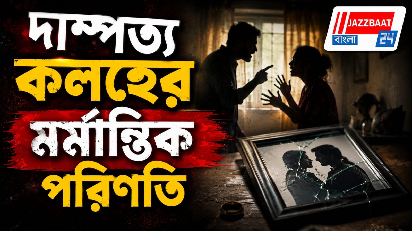 ঘুমন্ত অবস্থায় গলায় কোপ! শেষে থানায় আত্মসমর্পণ স্বামীর