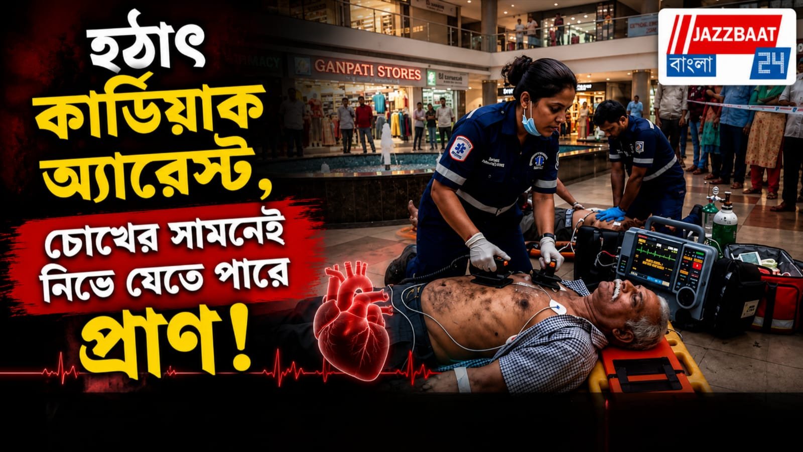 হঠাৎ কার্ডিয়াক অ্যারেস্ট, চোখের সামনেই নিভে যেতে পারে প্রাণ!