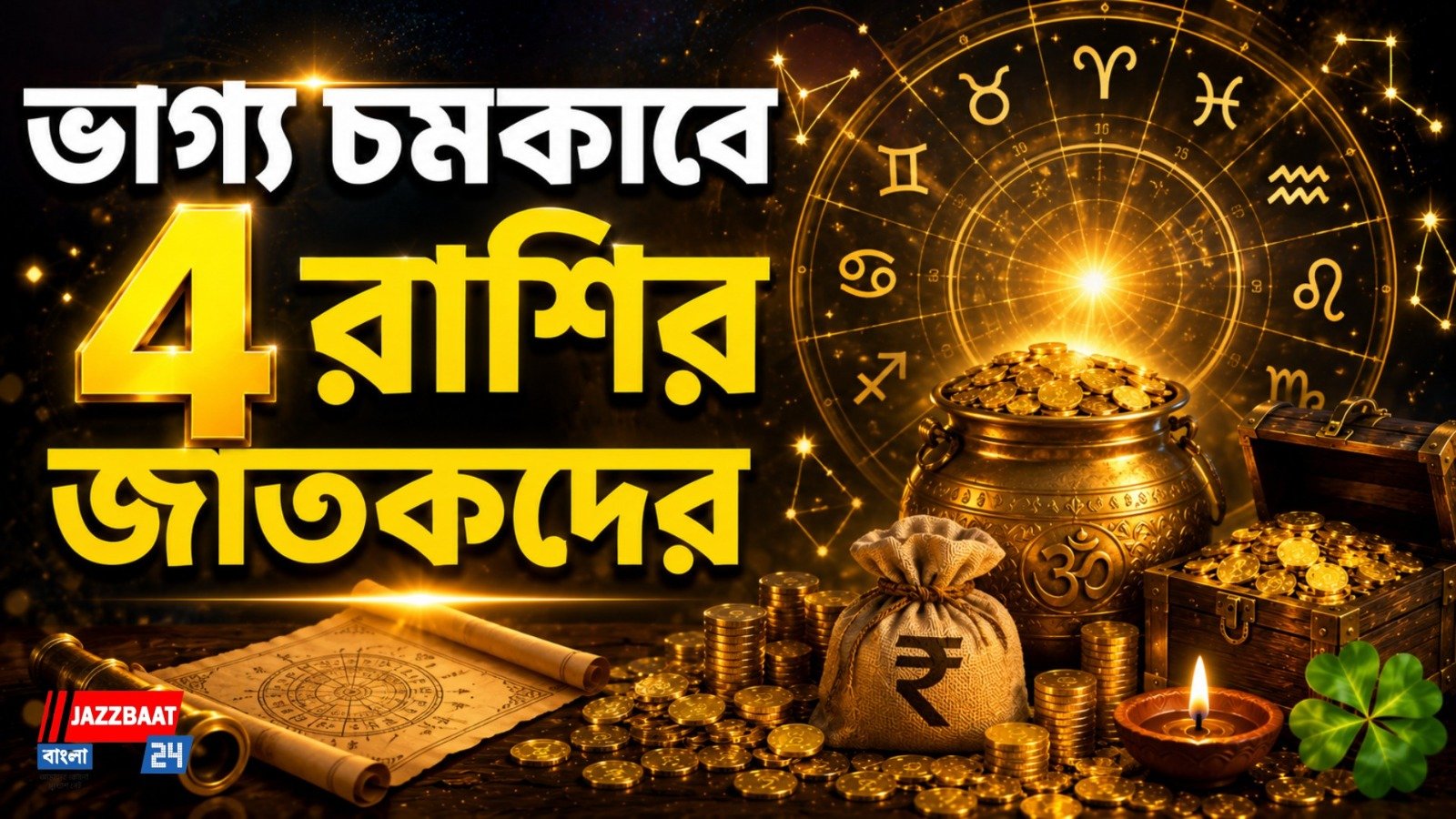 রয়েছে বিপুল অর্থলাভের যোগ! জেনে নিন আজকের রাশিফল