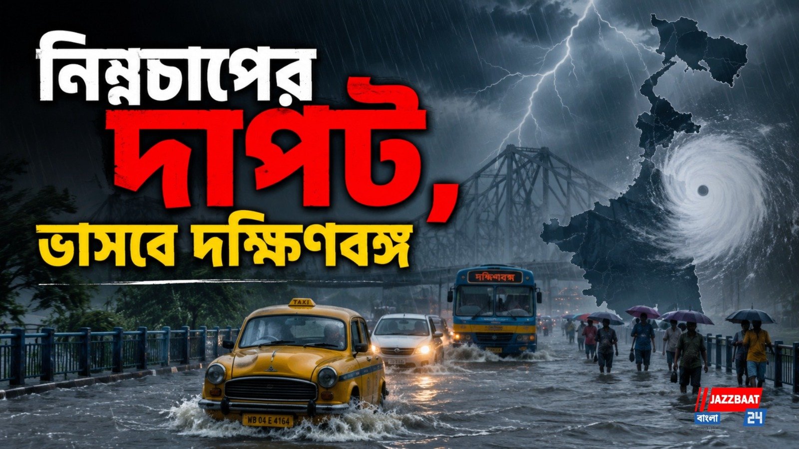 দক্ষিণে অতি ভারী বৃষ্টির সতর্কতা! উপকূলে ঝোড়ো হাওয়ার পূর্বাভাস