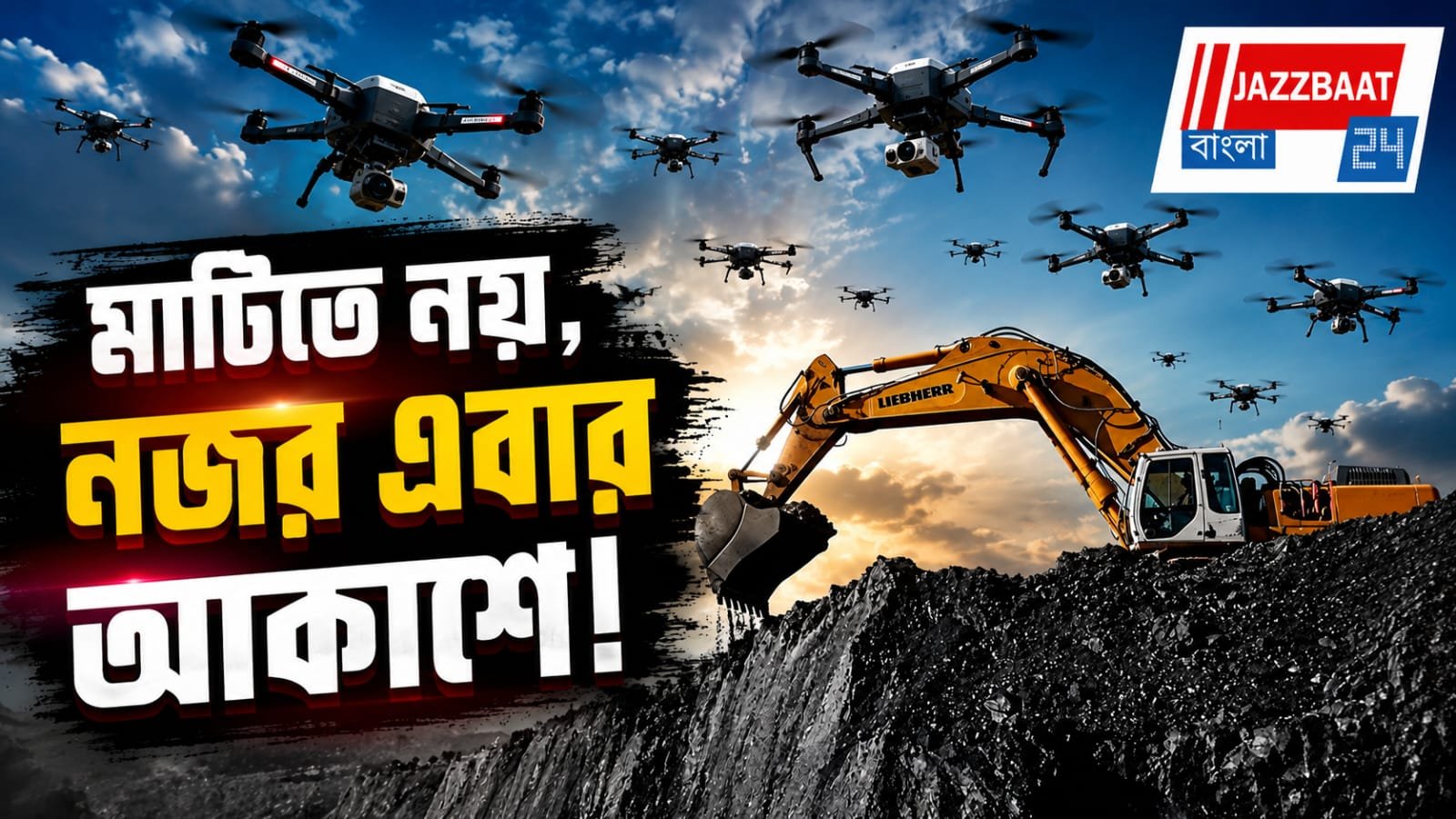 কয়লা চুরির ‘আস্তানা’ খুঁজতে ড্রোন ওড়াল ইসিএল–সিআইএসএফ