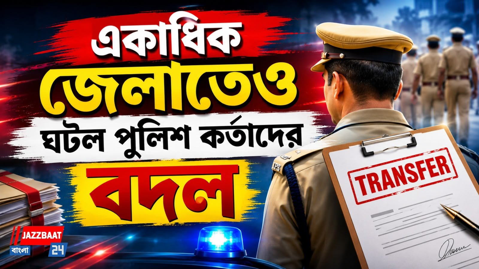 রাজ্য পুলিশে বড়সড় চমক! পদ-পরিবর্তন ৩৩ জন শীর্ষকর্তার