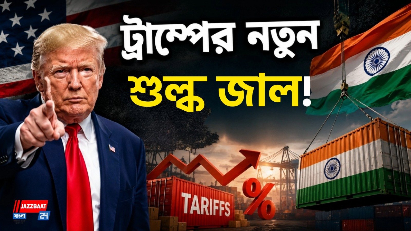 ট্রাম্পের নতুন শুল্কের জালে ৬০ দেশ, তালিকায় ভারতও!