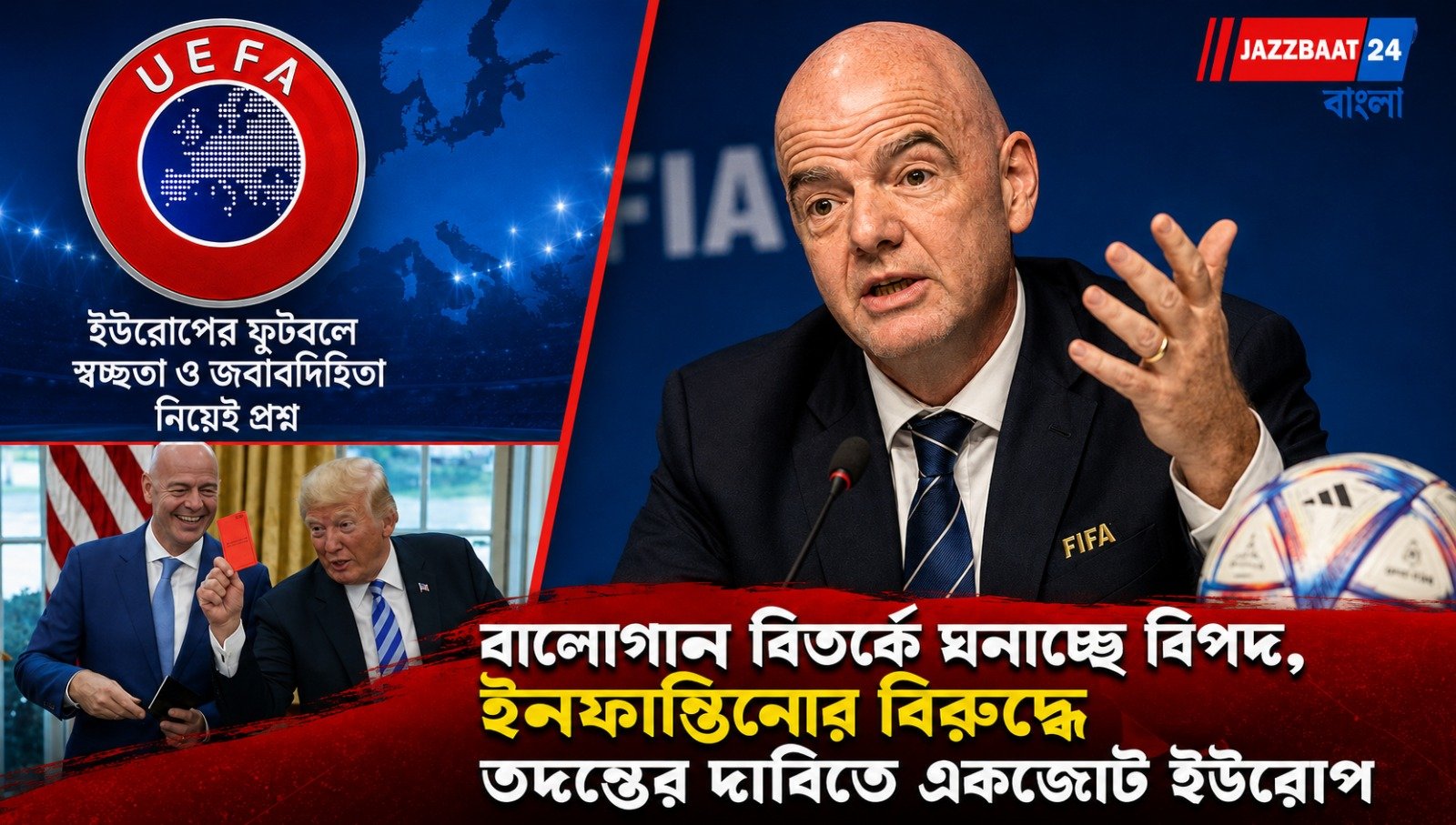বালোগান বিতর্কে ঘনাচ্ছে বিপদ, ইনফান্তিনোর বিরুদ্ধে তদন্তের দাবিতে একজোট ইউরোপ