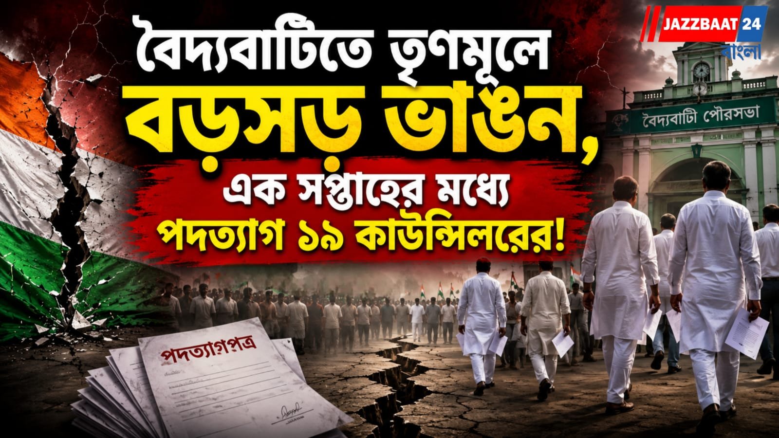 চেয়ারম্যানের পর আরো ৬ কাউন্সিলরের ইস্তফা,  রাজনৈতিক সংকটে বৈদ্যবাটি পুরসভা!