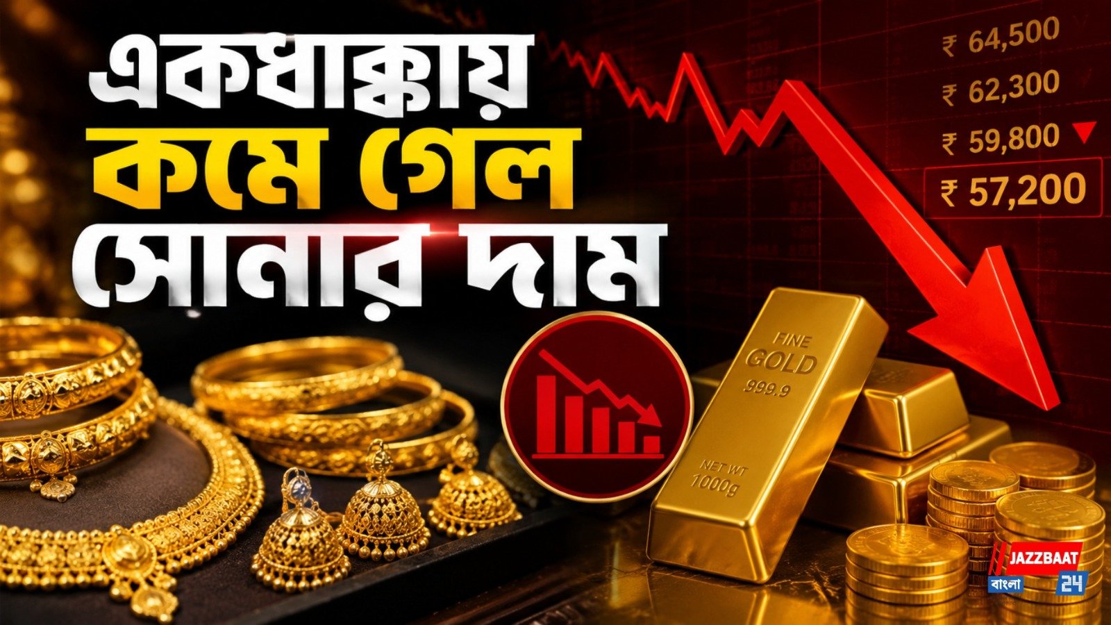 উল্টোরথে কমল সোনার দাম! কলকাতায় কতটা সস্তা?