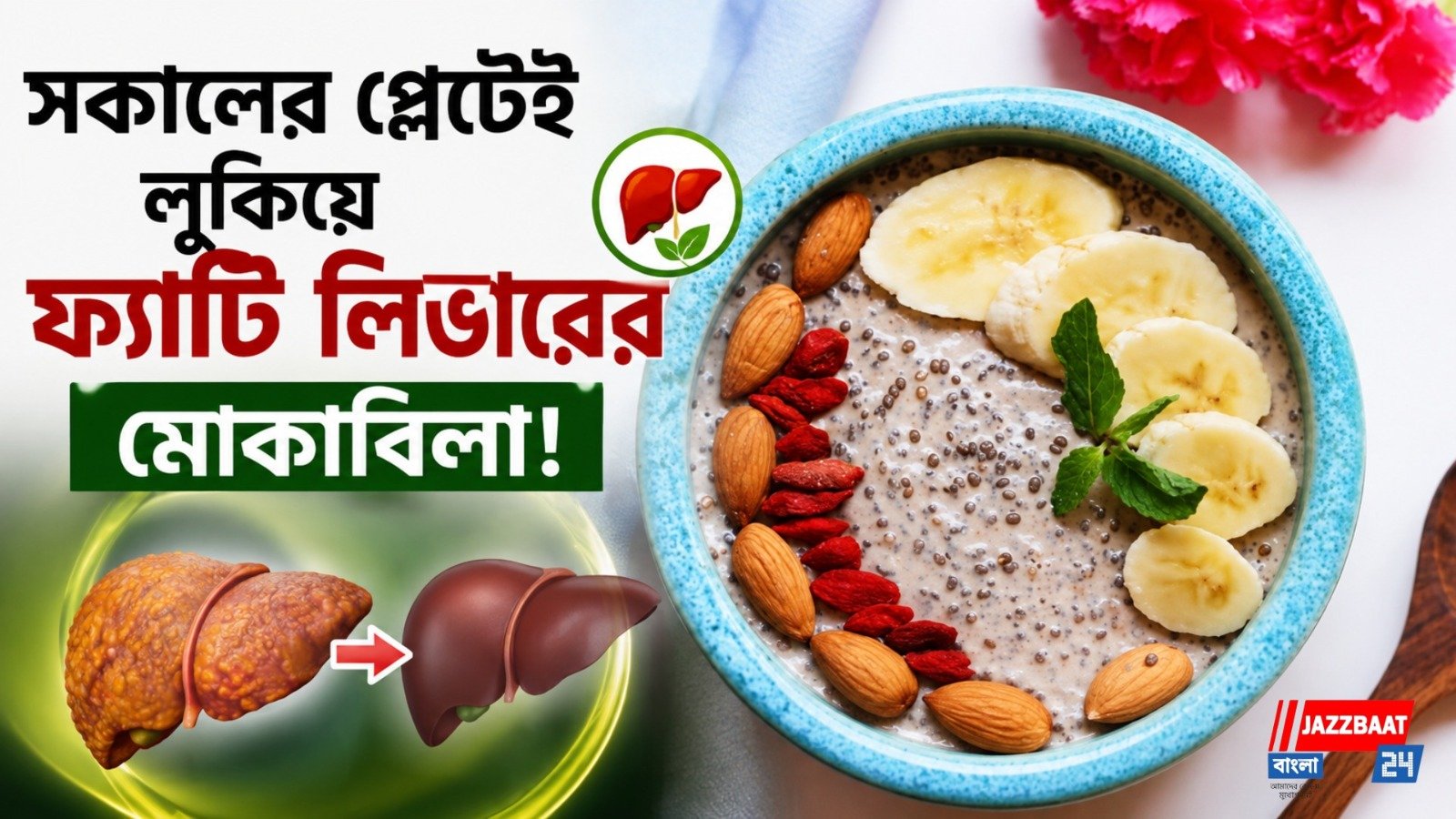 সকালের প্লেটেই লুকিয়ে ফ্যাটি লিভারের মোকাবিলা!