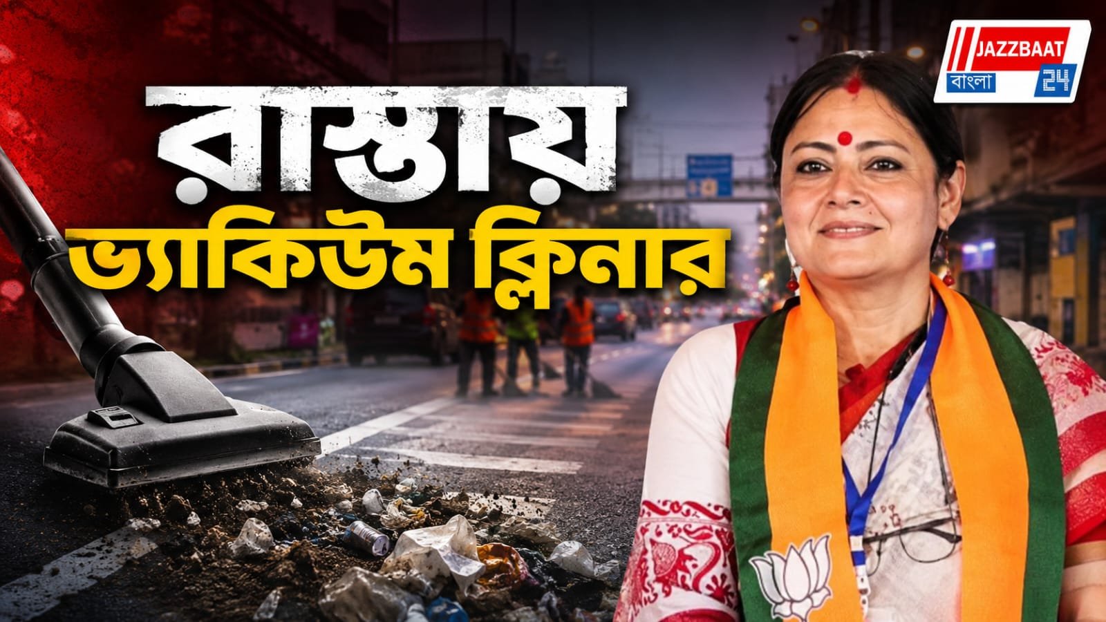 দুর্গাপুরে রাস্তা পরিষ্কারে নামল ভ্যাকিউম ক্লিনার, জল চুরি রুখতে কড়া হুঁশিয়ারি অগ্নিমিত্রার