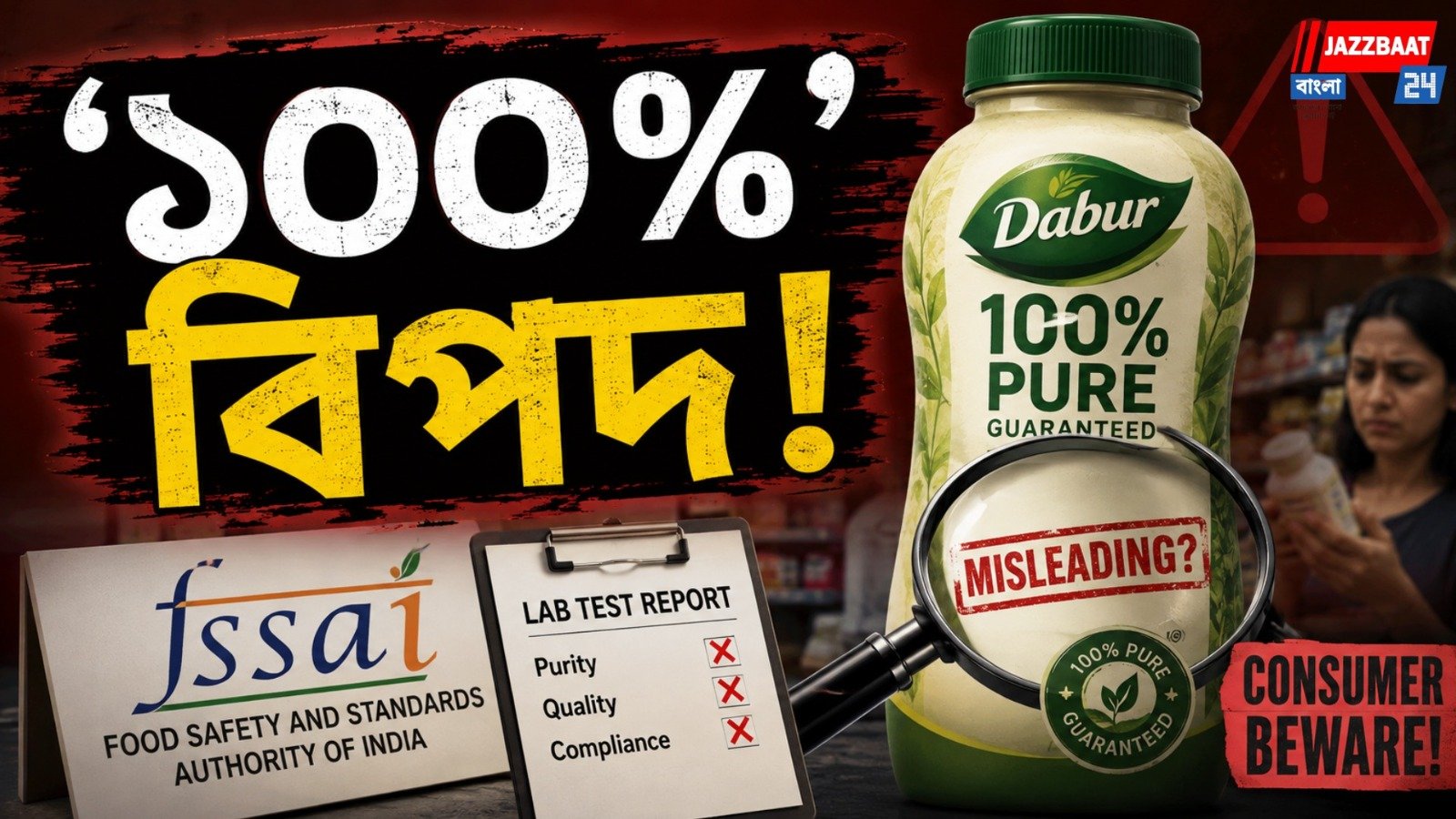 খাদ্যপণ্যে বিভ্রান্তি! ডাবর'কে পণ্য বন্ধের নির্দেশ FSSAI-র