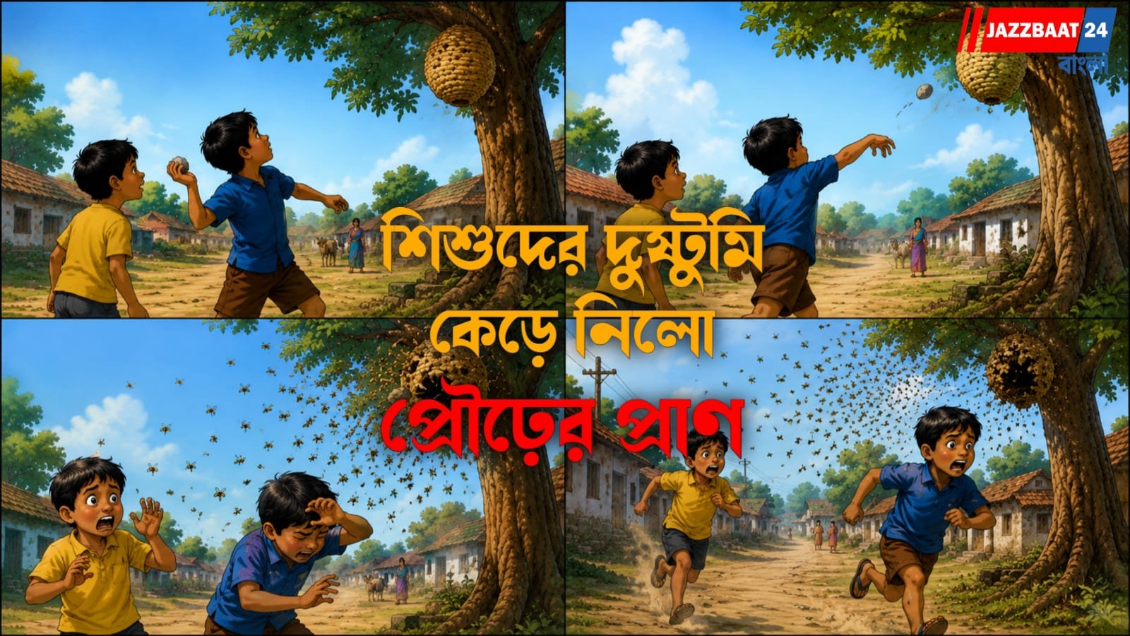 ভিমরুলের চাকে ঢিল, মাশুল গুনতে হলো প্রাণ দিয়ে!