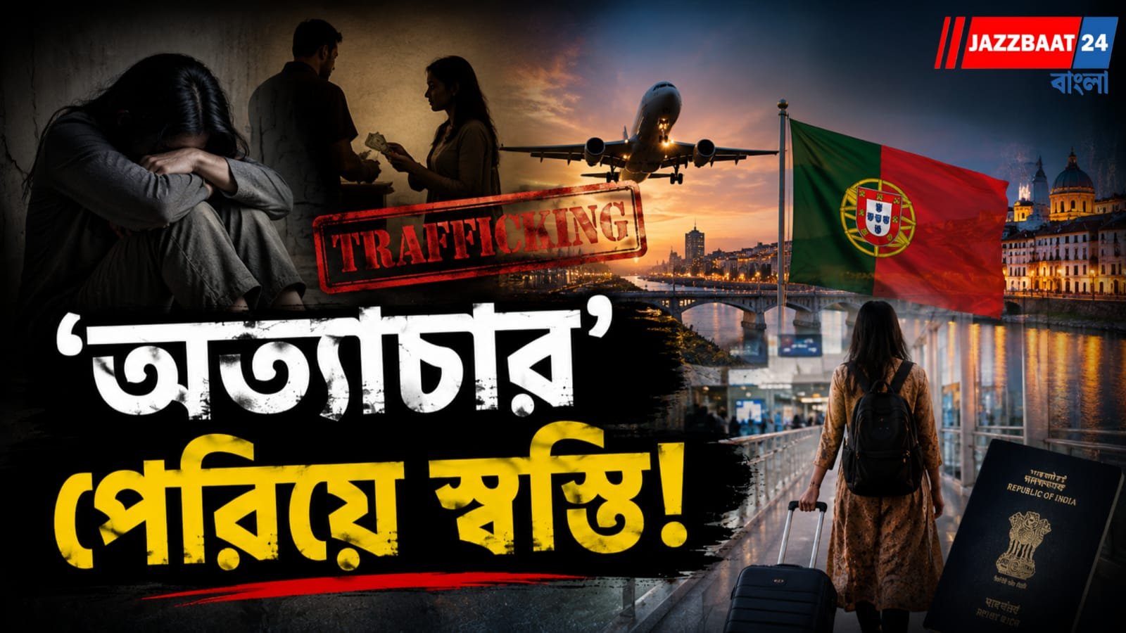 টাকার লোভ দেখিয়ে পাচার, পর্তুগাল থেকে ভারতে 'ফিরলেন' তরুনী