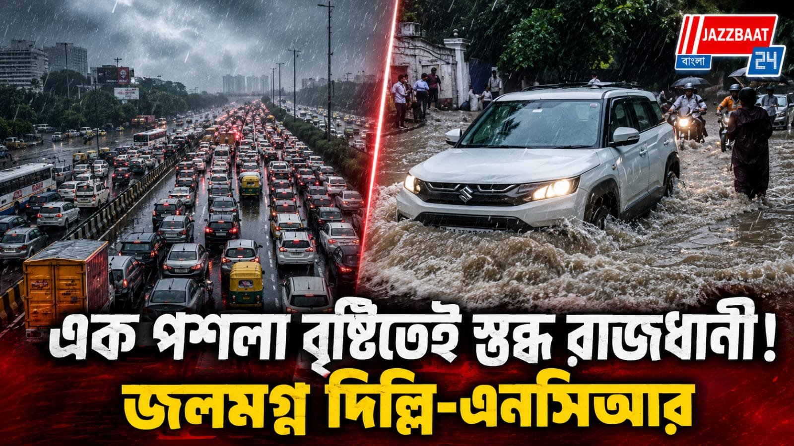 রাস্তায় ঘণ্টার পর ঘণ্টা যানজট, মিলছে না ক্যাবও
