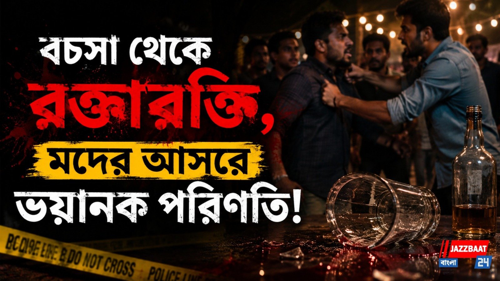 মদের আসরে রক্তাক্ত কান্ড, গুলিবিদ্ধ যুবক, ঘটনায় চাঞ্চল্য!