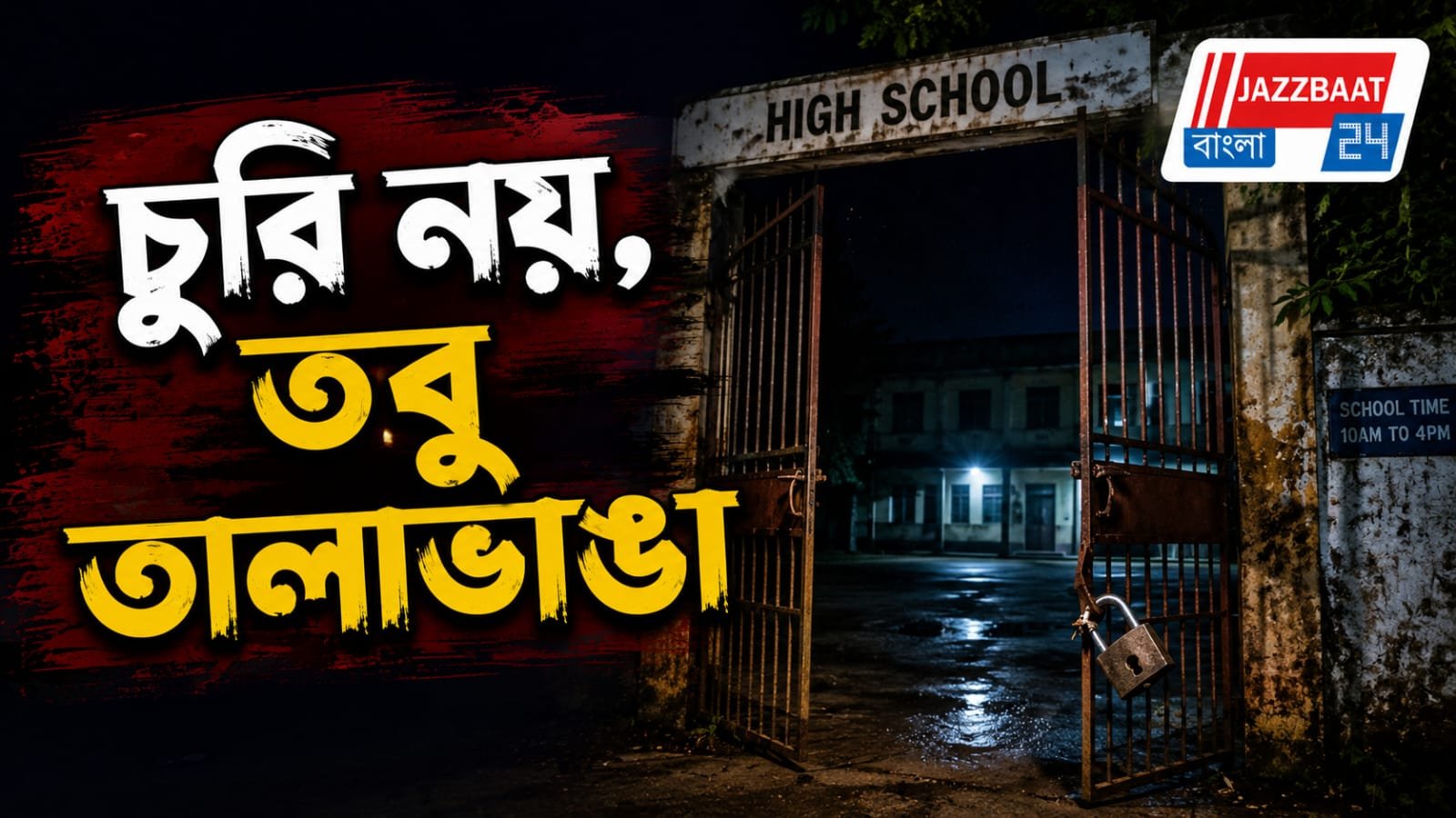 চুরি নাকি কোন সিনেমার ক্লাইম্যাক্স , দুষ্কৃতীদের কাণ্ডে হতবাক সকলে!
