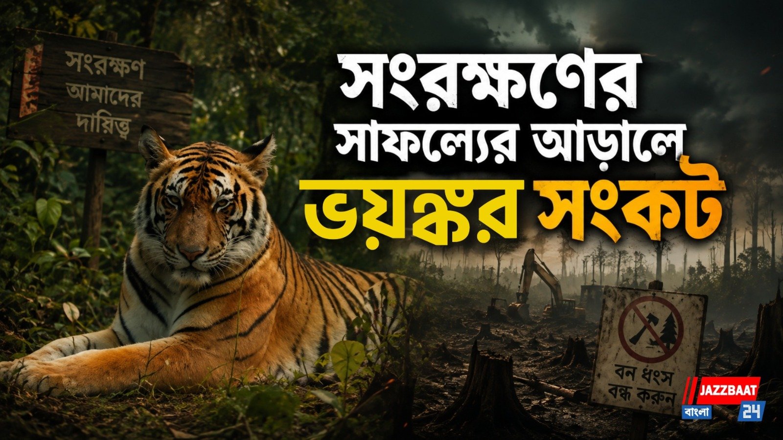বাঘ বাড়ছে, জঙ্গল বাড়ছে না! মধ্যপ্রদেশে ৮ মাসে ৫০ মানুষের মৃত্যু, মরল ৪৫ বাঘও