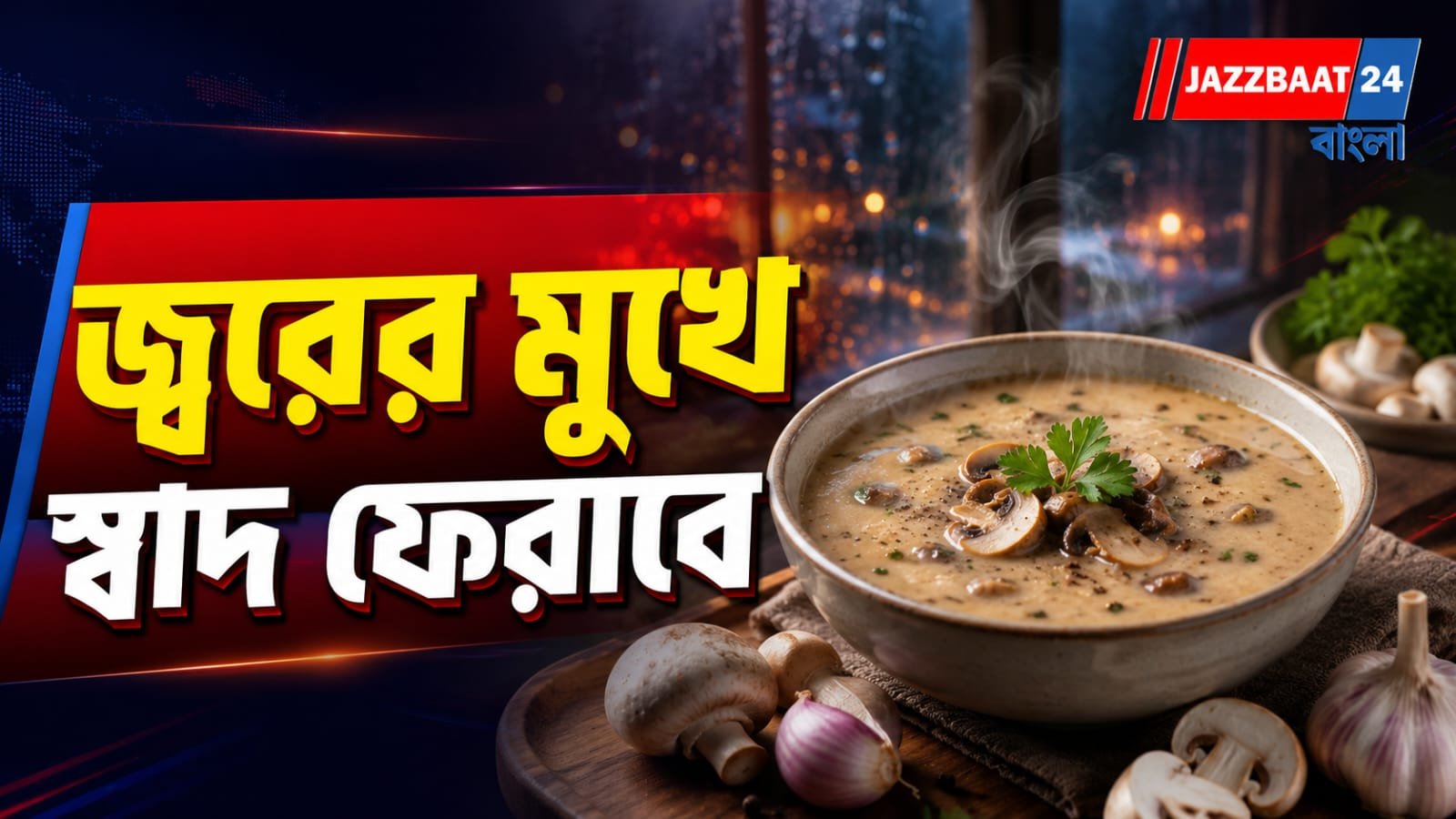 বর্ষার সন্ধ্যায় গরম গরম বানিয়ে ফেলুন মাশরুম স্যুপ, রইল সহজ ও স্বাস্থ্যকর রেসিপি