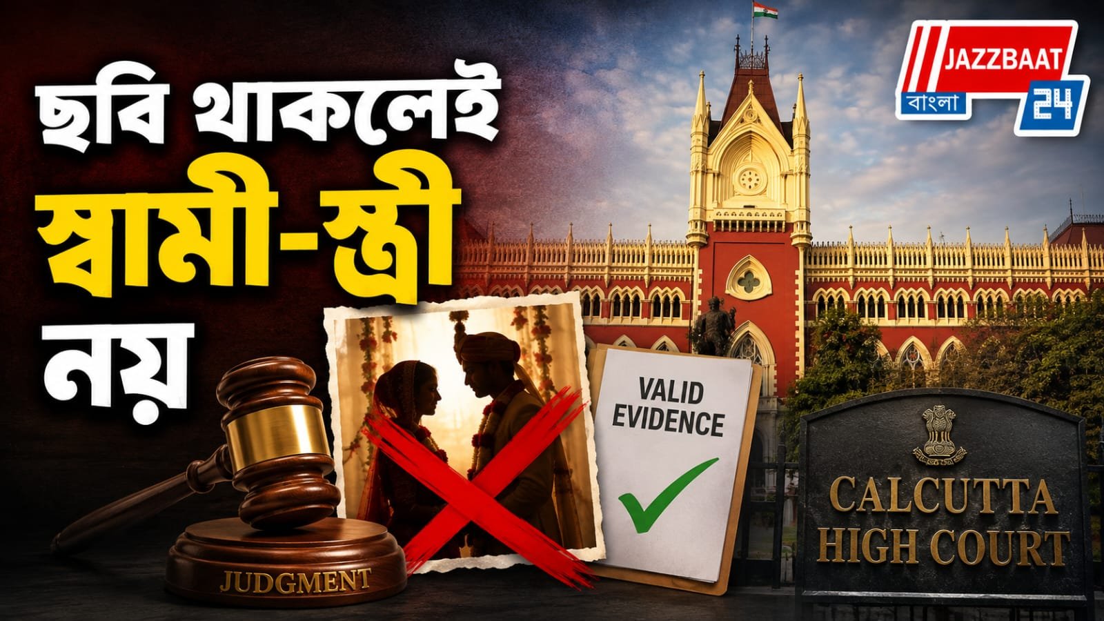শুধু বিয়ের ছবি নয়, বৈধ বিয়ের প্রমাণে সাক্ষীও জরুরি, গুরুত্বপূর্ণ নির্দেশ কলকাতা হাইকোর্টের!