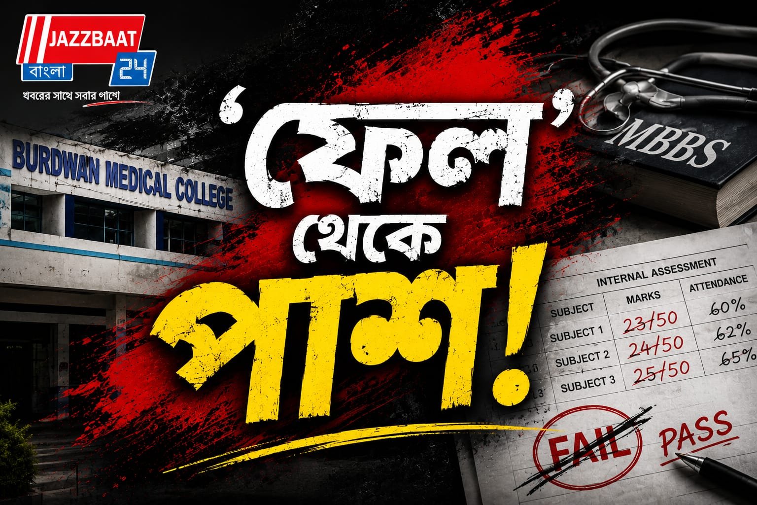 চাপ দিয়ে পাশ করানোর দাবি, অভিযুক্ত বর্ধমান মেডিক্যাল কলেজের সুপার