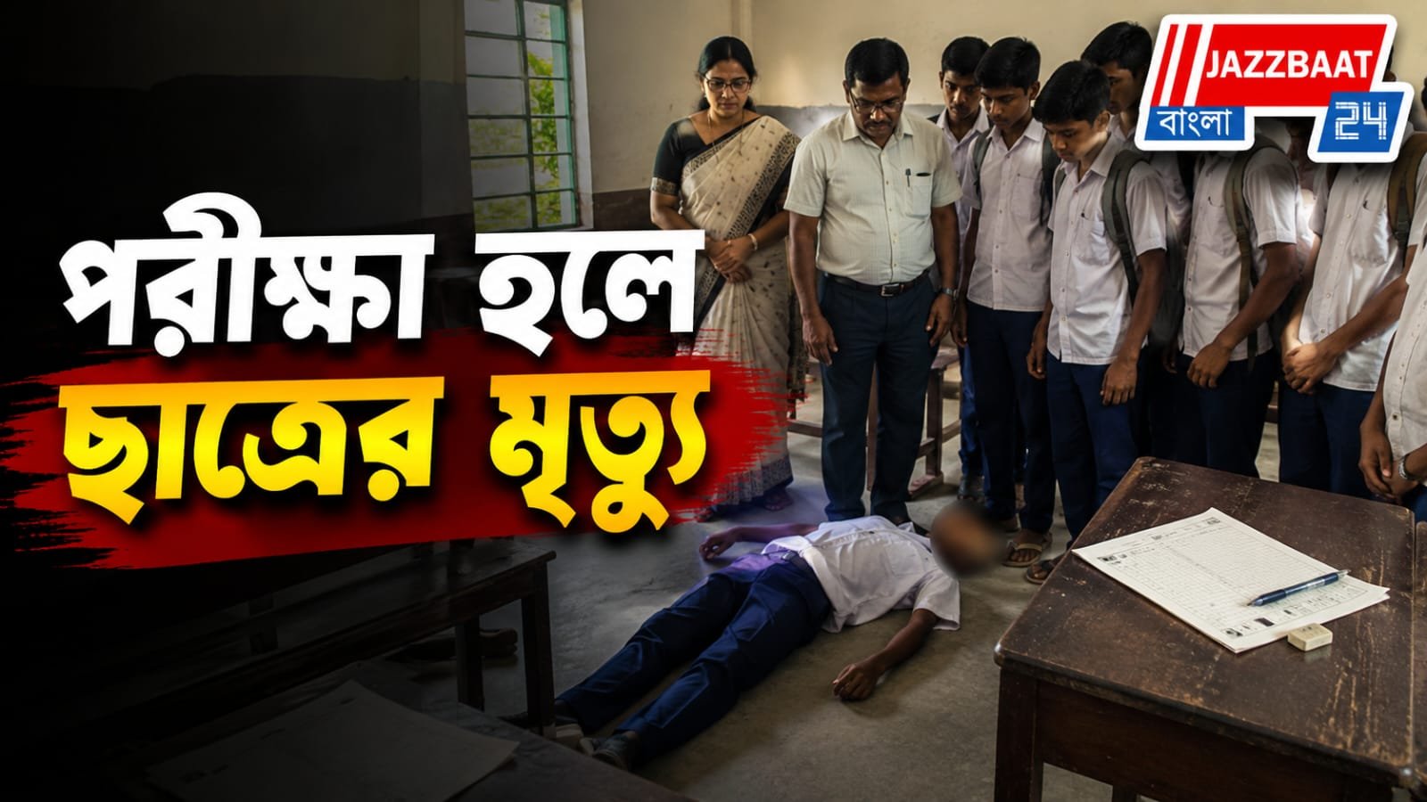 পরীক্ষা হলে জ্ঞান হারিয়ে মৃত্যু সপ্তম শ্রেণির ছাত্রের,  চাঞ্চল্য দিনহাটার স্কুলে