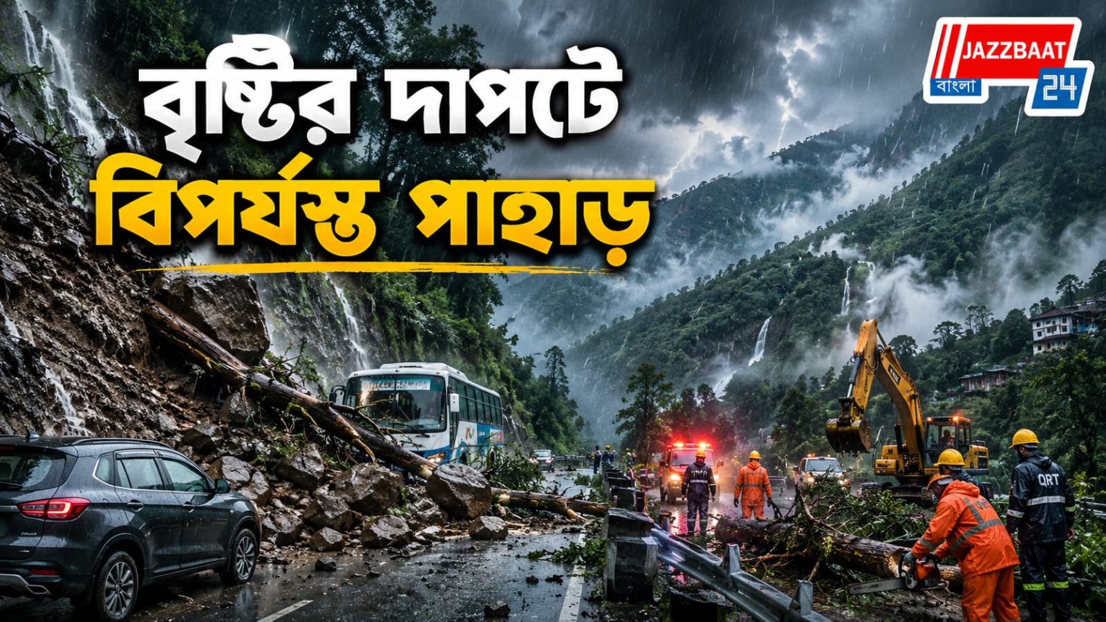ধসে স্তব্ধ উত্তরবঙ্গ–সিকিমের যোগাযোগ, বিপাকে পর্যটক ও স্থানীয়রা!