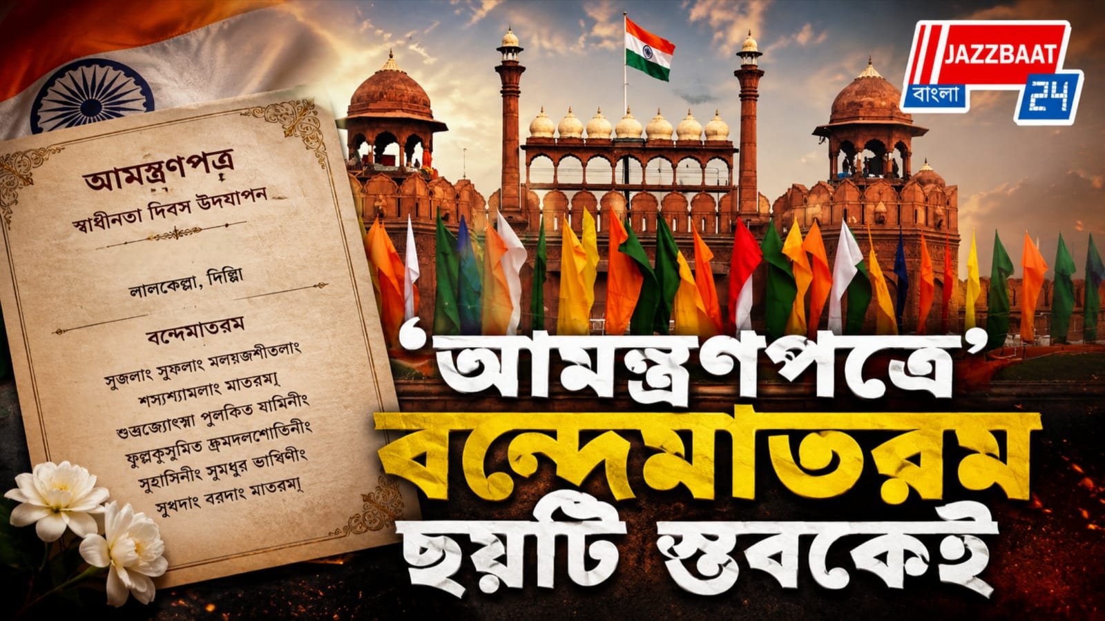 লালকেল্লায় স্বাধীনতা দিবসে 'বন্দেমাতরম', গাওয়া হবে প্রথমবার