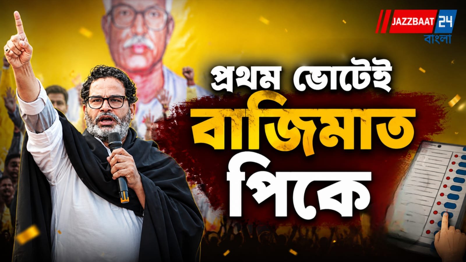 প্রথম নির্বাচনে বাঁকিপুরে বড় ব্যবধানে এগিয়ে প্রশান্ত কিশোর