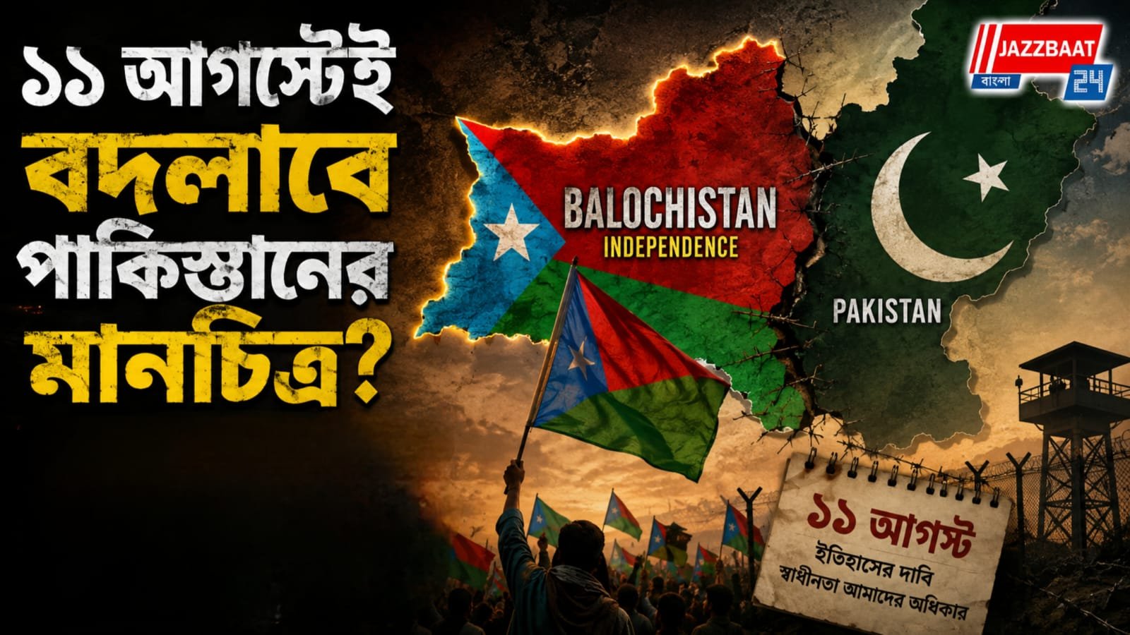 ১১ আগস্ট স্বাধীনতা দিবস ঘোষণা বালোচিস্তানের