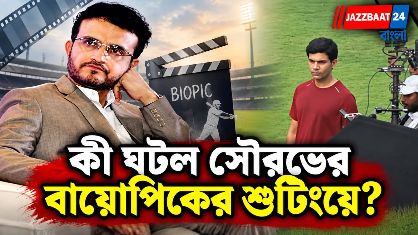 সৌরভের বায়োপিকের শুটিং, তারপরই বড় ধাক্কা! পিচ নষ্টের অভিযোগে লেস্টারশায়ারের ২৭ পয়েন্ট কাটা
