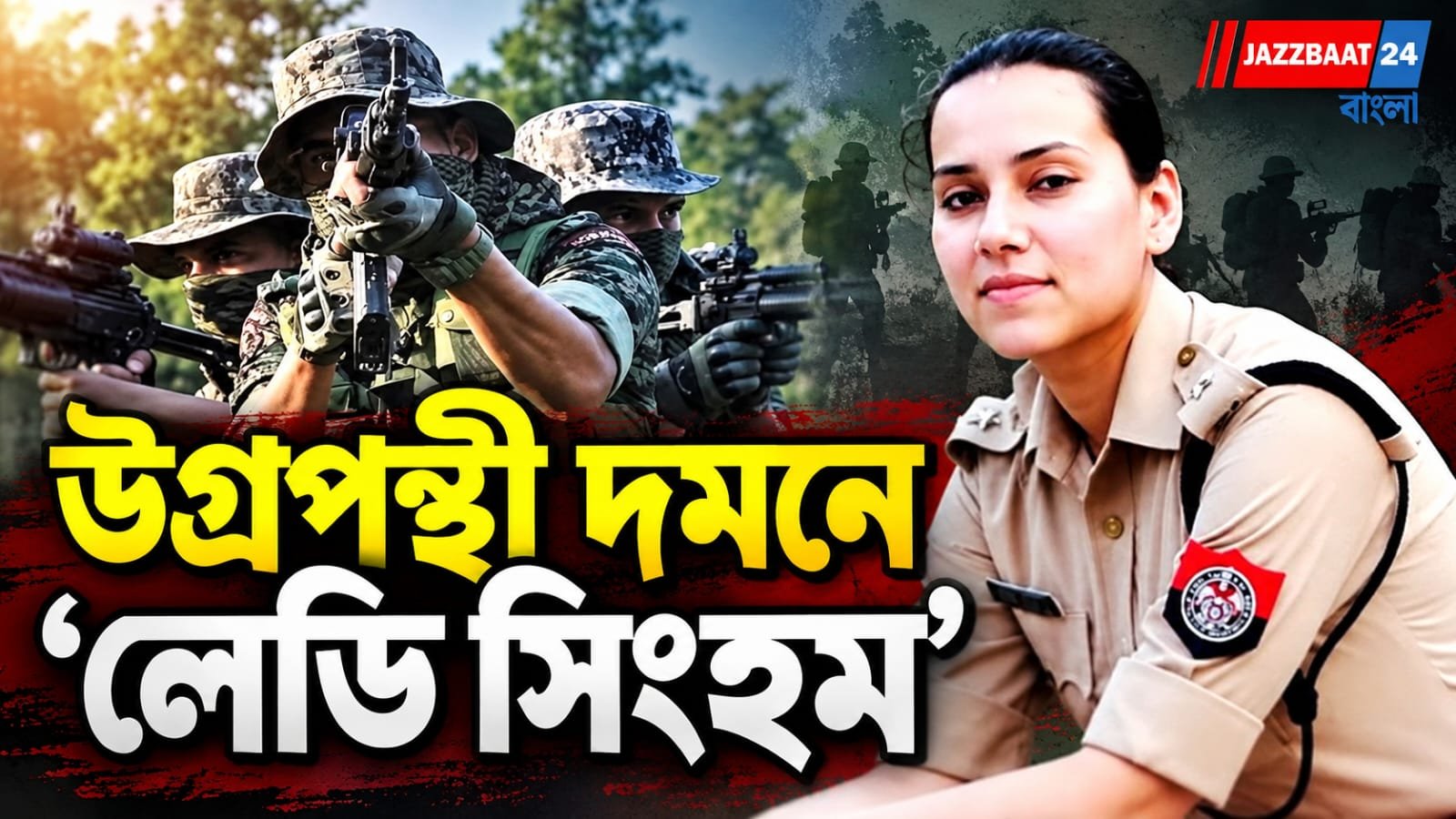 নারী শক্তির জয়গান, কোবরা ব্যাটালিয়নের নেতৃত্বে সংযুক্তা পরাশর