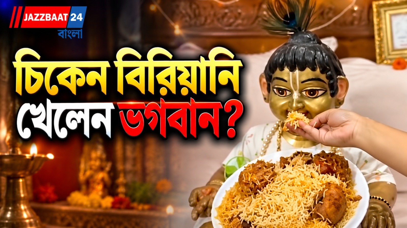 ভগবানকে আমিষভোগ, বিতর্কের মুখে নদিয়ার মেকআপ আর্টিস্ট