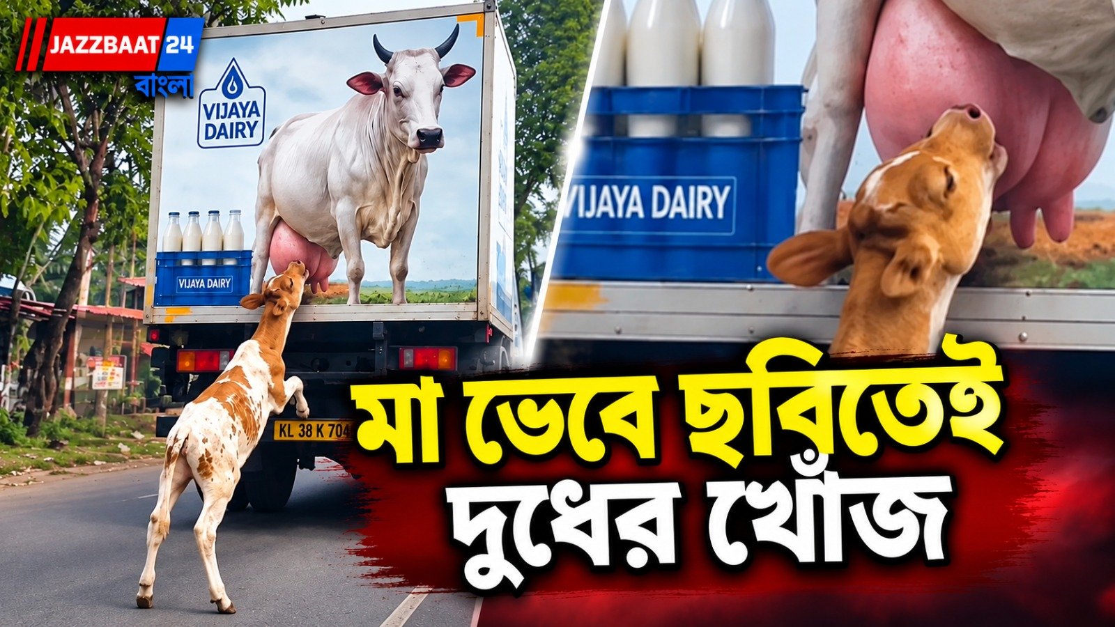 মাকে খুঁজতে লোহার দেওয়ালে মুখ, একরত্তি বাছুরের আর্তি প্রশ্ন তুলল মানবিকতা নিয়েই