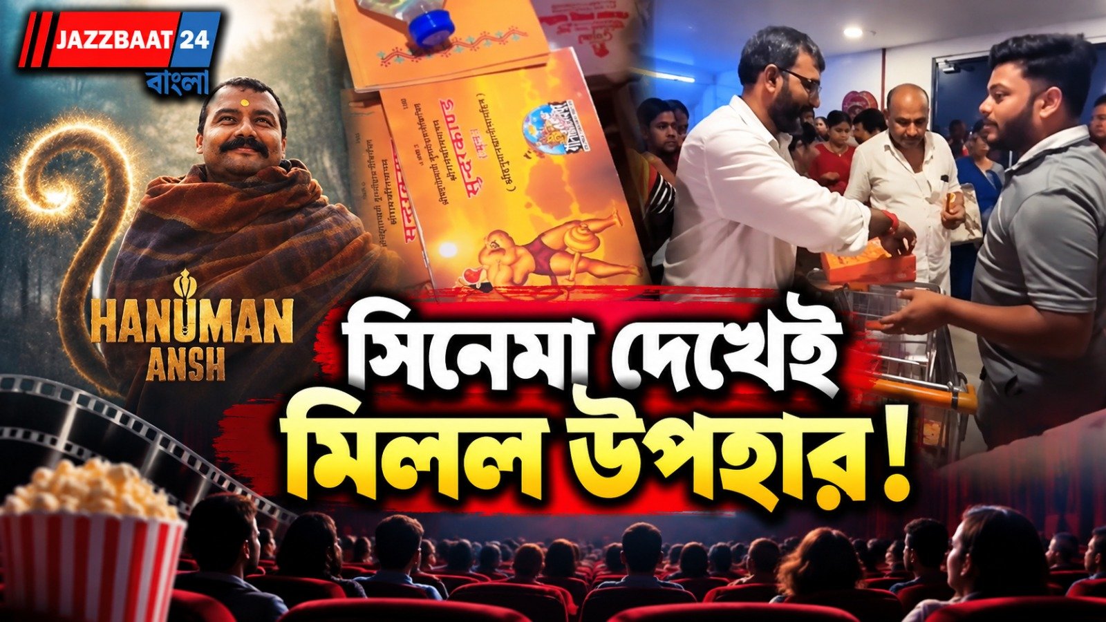 সিনেমার পর প্রসাদ বিতরণ, বড় সাফল্য 'হনুমান অংশ' সিনেমার