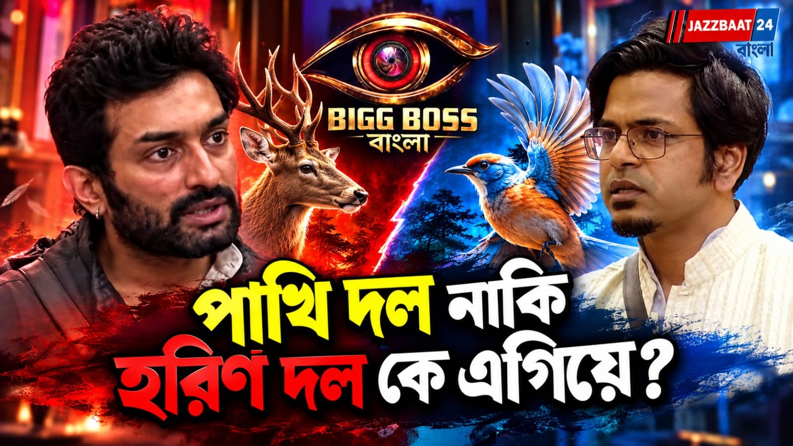 Big-Boss bangla: পাখি না হরিণ? বিগ-বস বাংলায় জমজমাট রাজনৈতিক লড়াই