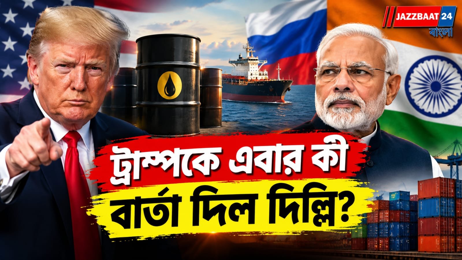 ১০০% শুল্কের হুমকি, তবু রাশিয়ার তেল কেনা বন্ধ নয়!
