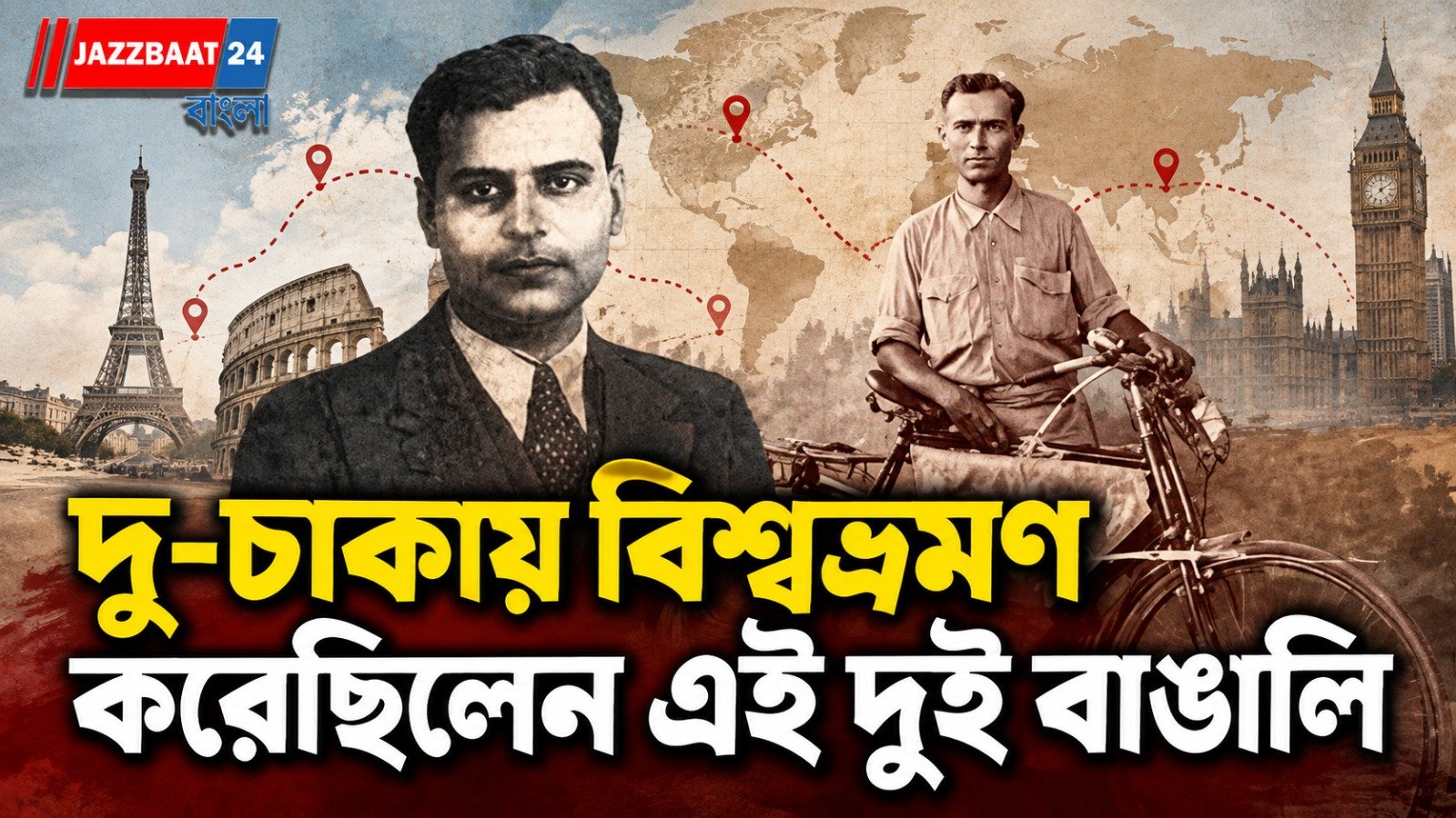 সাইকেলে বিশ্বভ্রমণ করে ব্রিটিশ সাম্রাজ্যবাদের ধারণাকে ভুল প্রমাণিত করেছিলেন দুজন বাঙালি