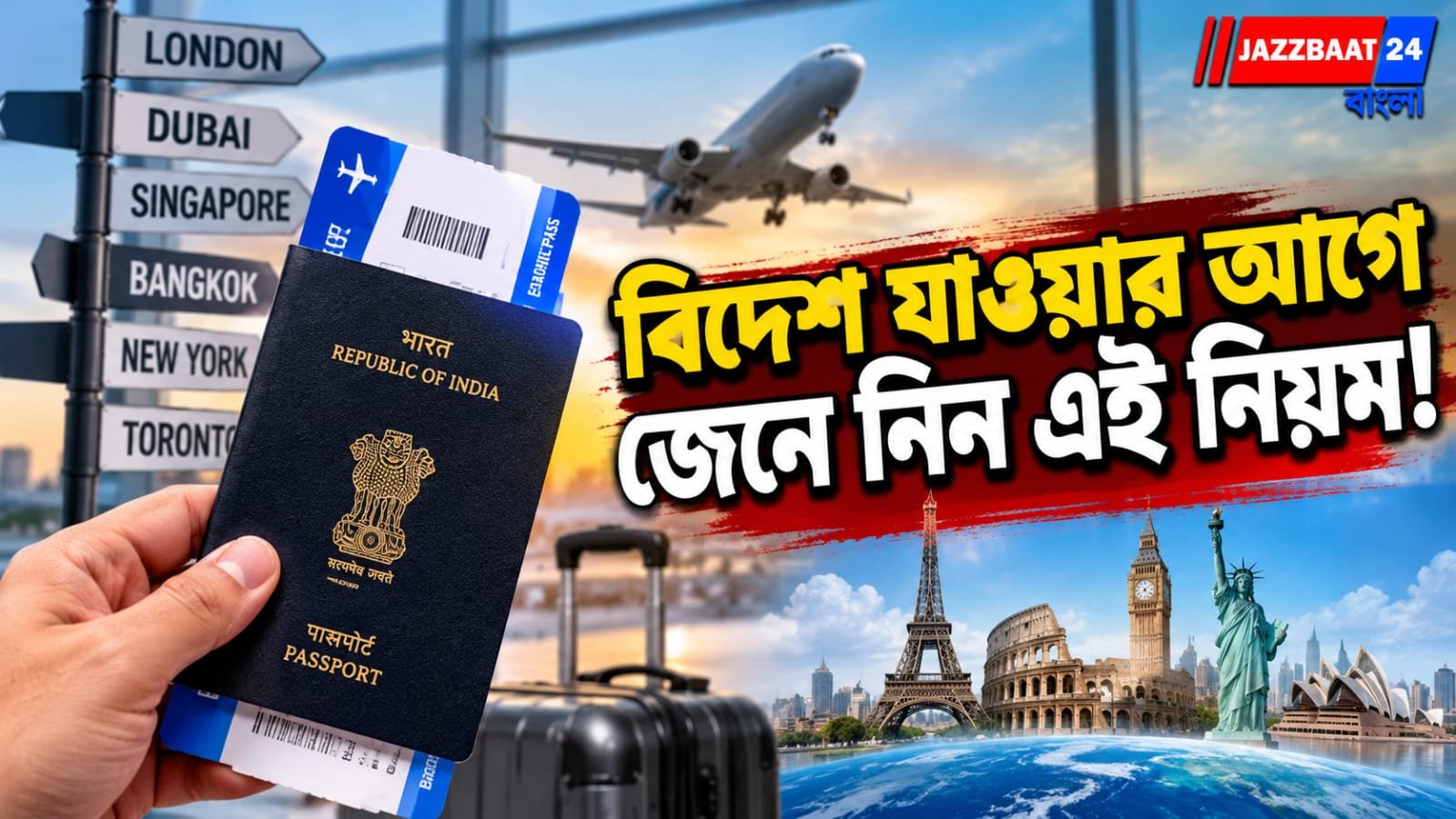 ভারতীয়দের জন্য ৯ দেশে বদলে গেল ভিসার নিয়ম, বিমান ধরার আগেই করতে হবে এই কাজ