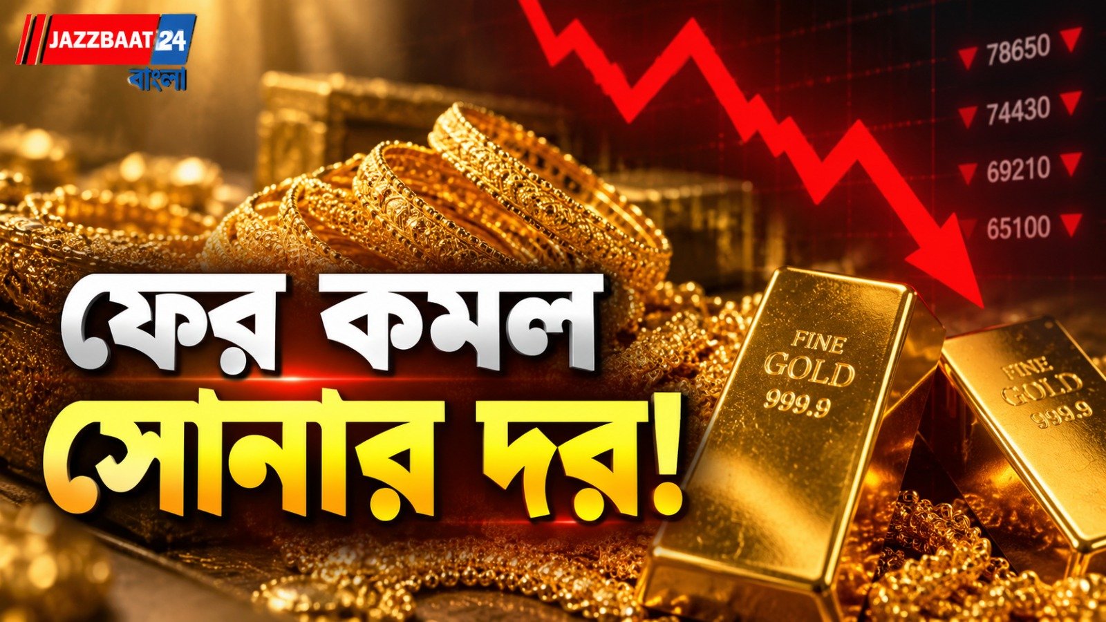 ফের নামল সোনার দাম, খুশি হচ্ছেন ক্রেতারা