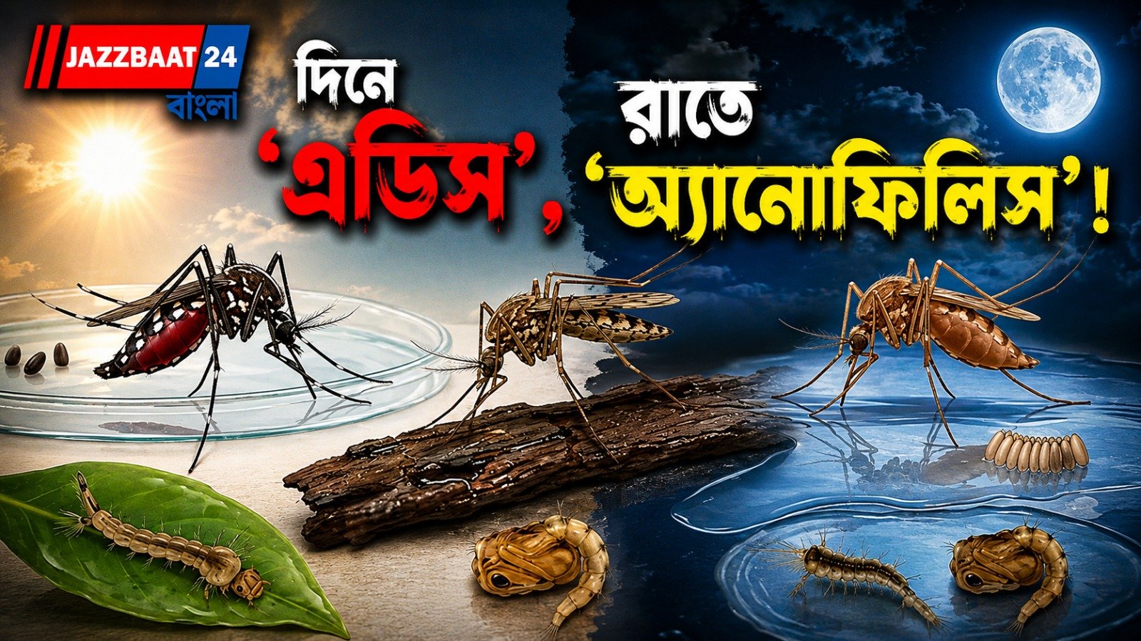 আপনার ঘরের আশপাশেই কোন মশা লুকিয়ে, চিনবেন কী ভাবে?