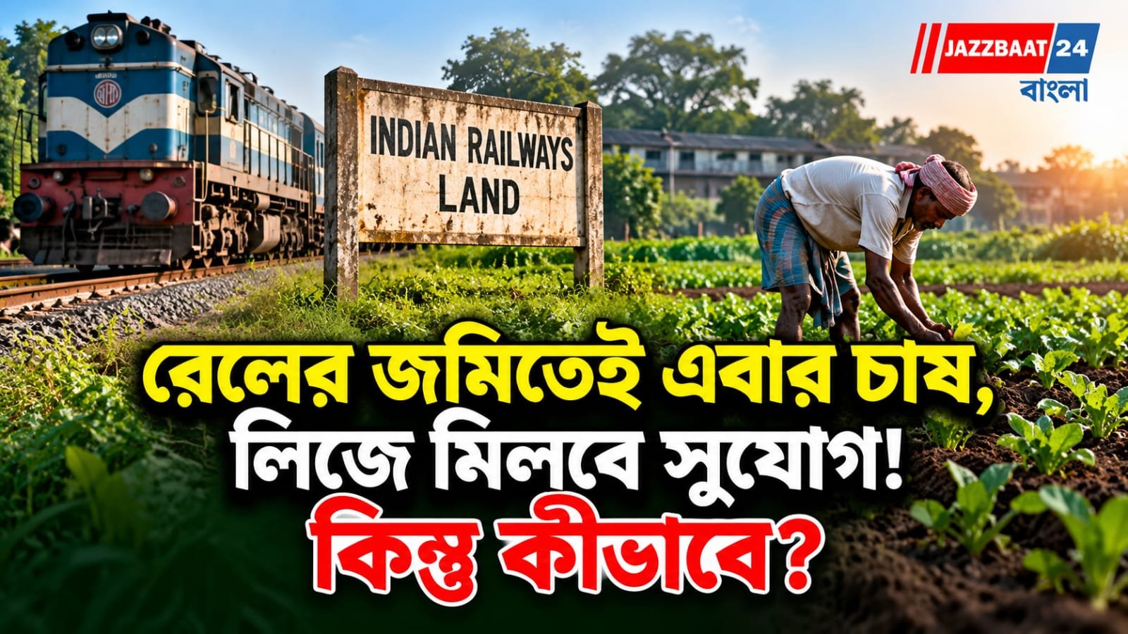 নিজের জমি নেই? এবার রেলের জমিতেই চাষ! ধান-আলু থেকে ফল, মিলবে লিজে জমি