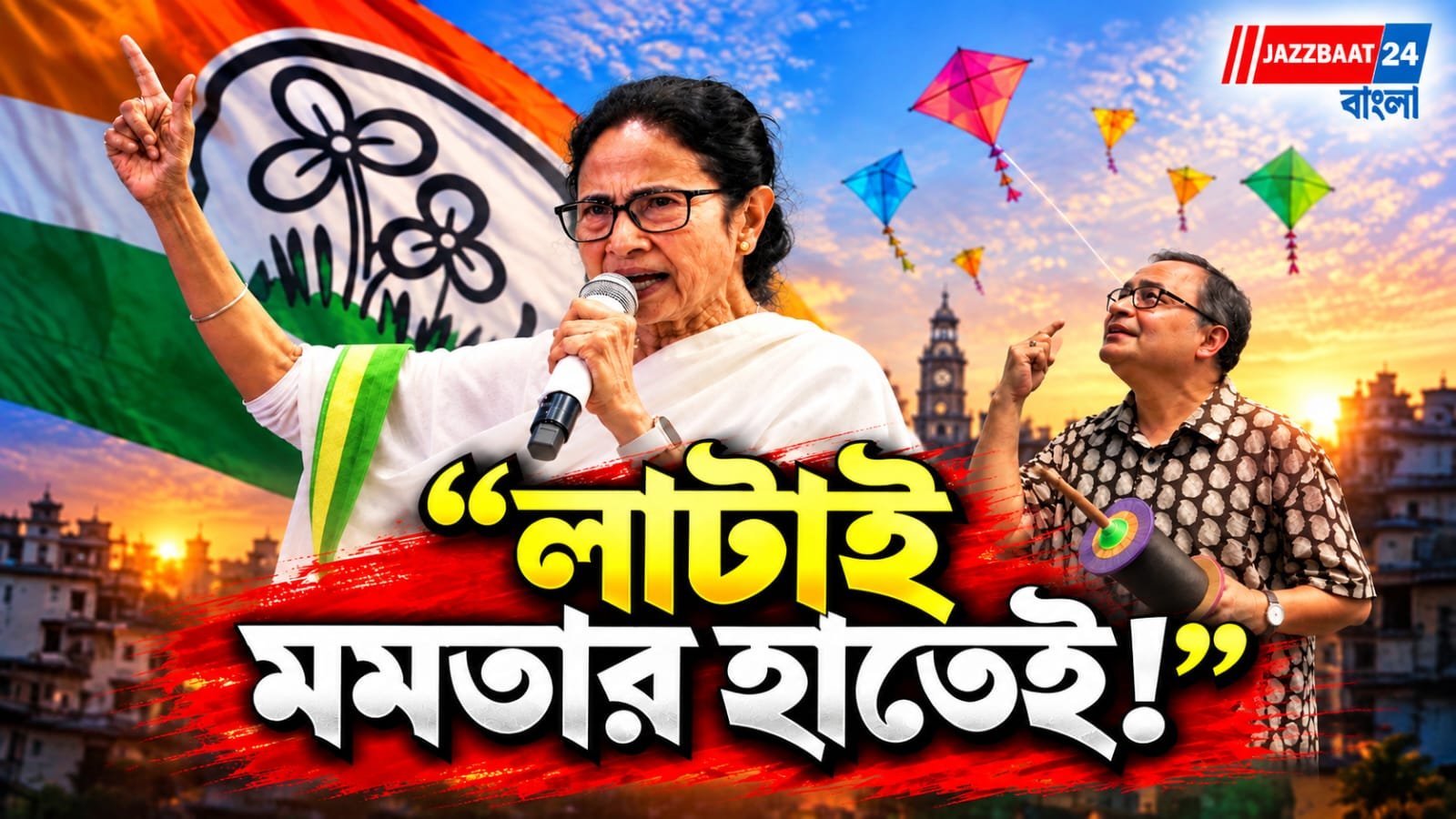 বিশ্বকর্মা পুজোয় কুণালের হাতে ঘুড়ির লাটাই, নিশানায় বিজেপি!